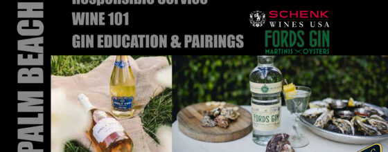 2/1/22 “Responsible Service, Wine 101 & Gin Education & Pairings”