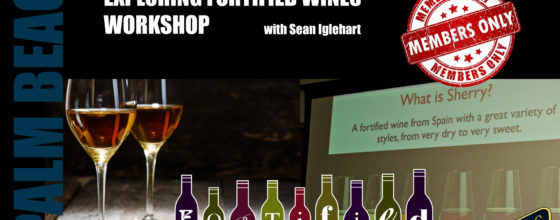 12/03/14 “Exploring Fortified Wines Workshop” at Sweetwater